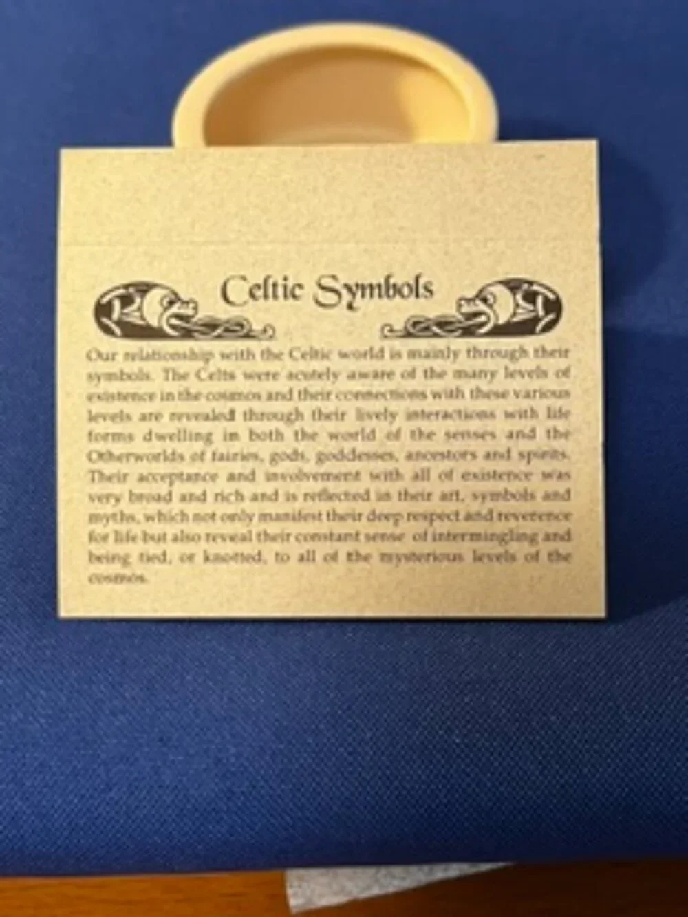Touchstone Pottery Celtic art absolutely beautifully
